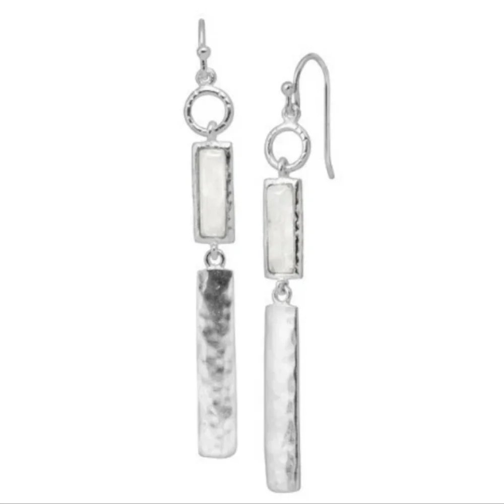 Silpada Sterling Silver Moonstone Earrings